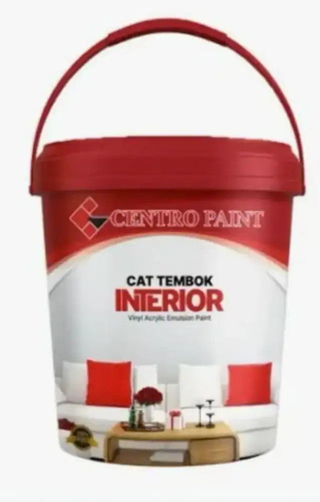 Cat dinding dan plafon warna putih Centro Paint 23kg