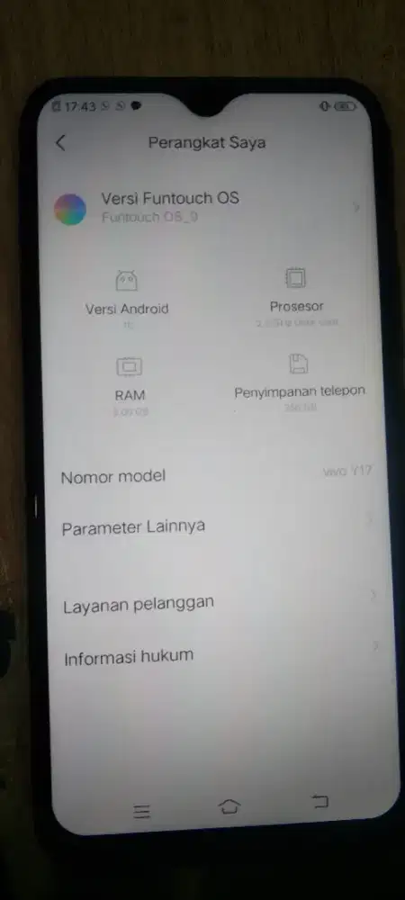 vivo y17 masih mulus