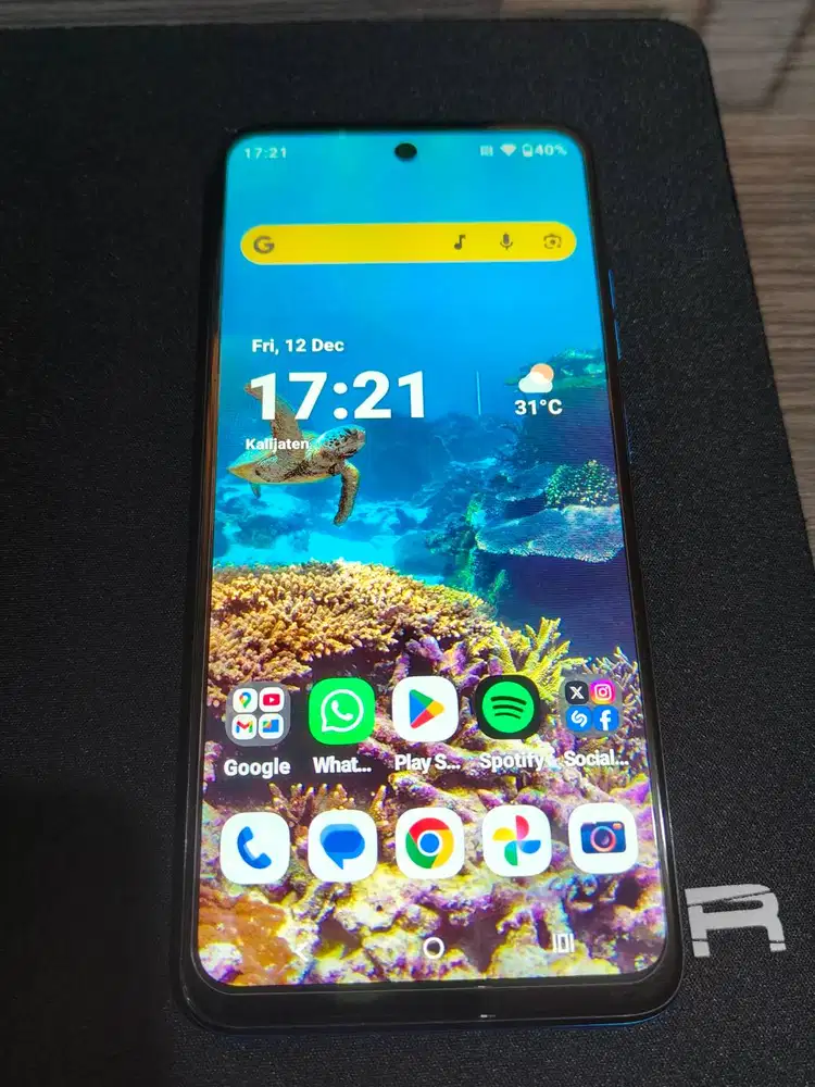 Smartphone Motorola G45 5G 8GB/256GB Blue Fullset Second Like New Gan