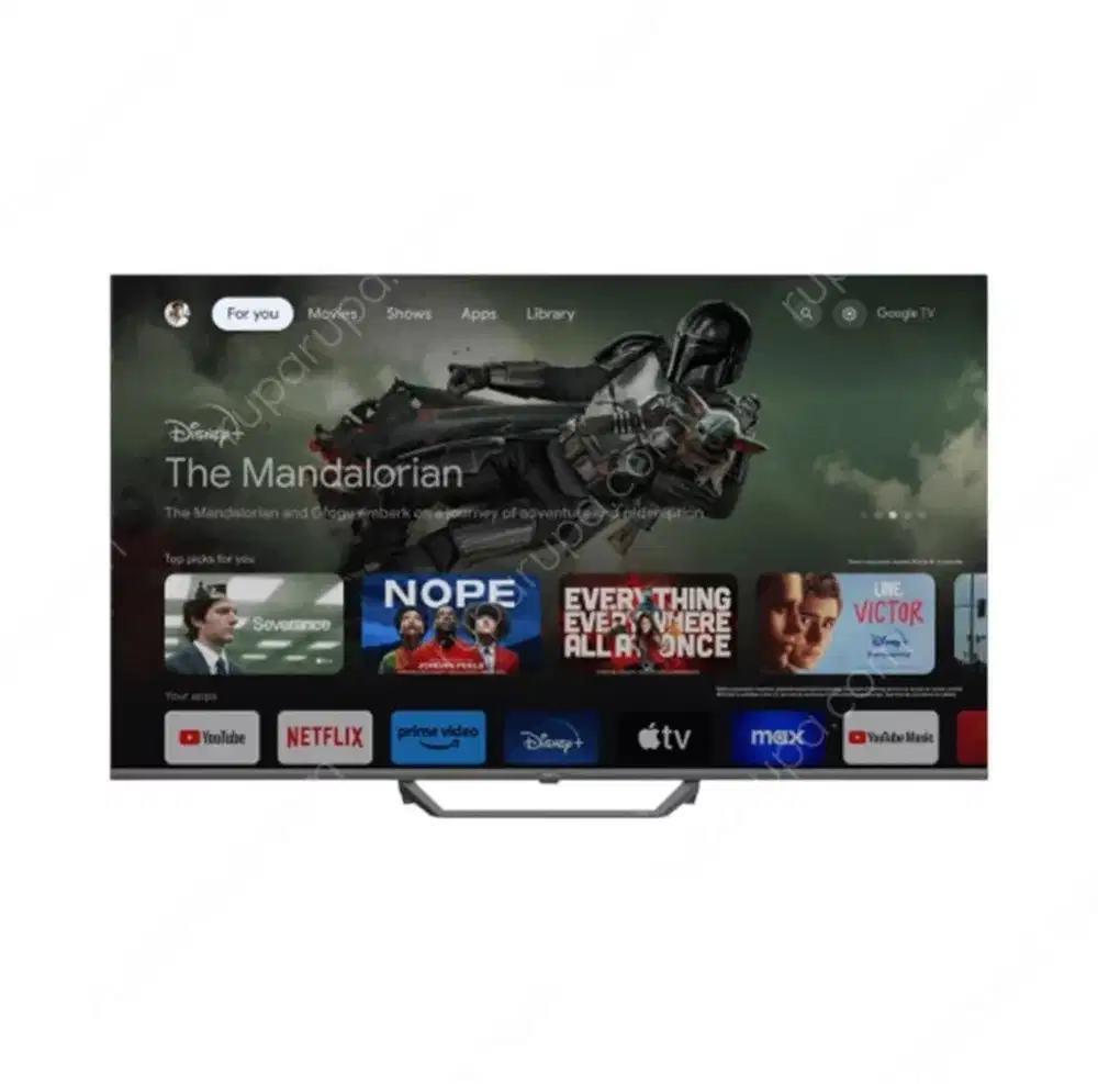 tv aqua 58 inci qled 4k aqt58s85euxk-hitam