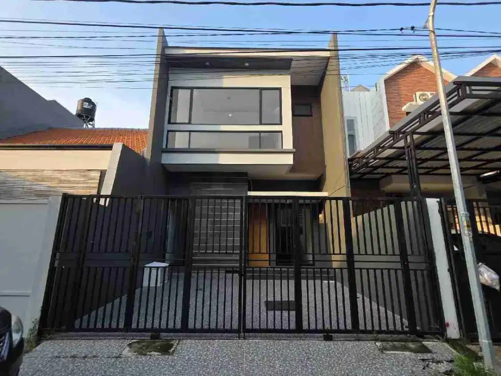 jual Rumah Baru Gress Klampis Semolo dekat Hokky MERR