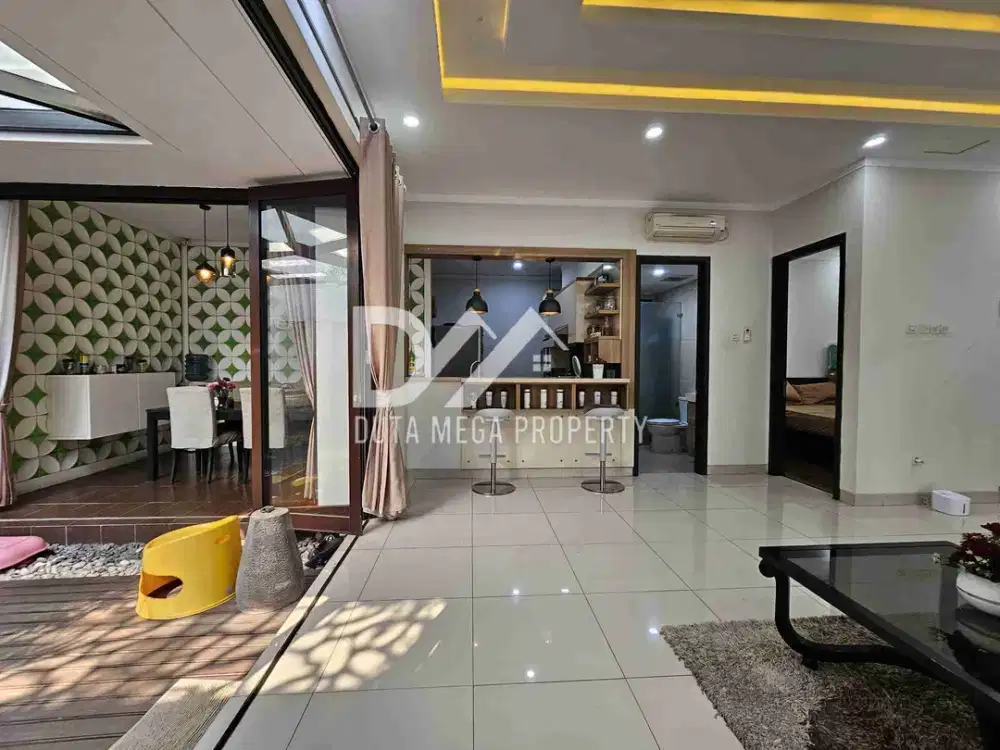 Rumah hoek asri kawasan cluster di  Discovery Residence Bintaro Jaya