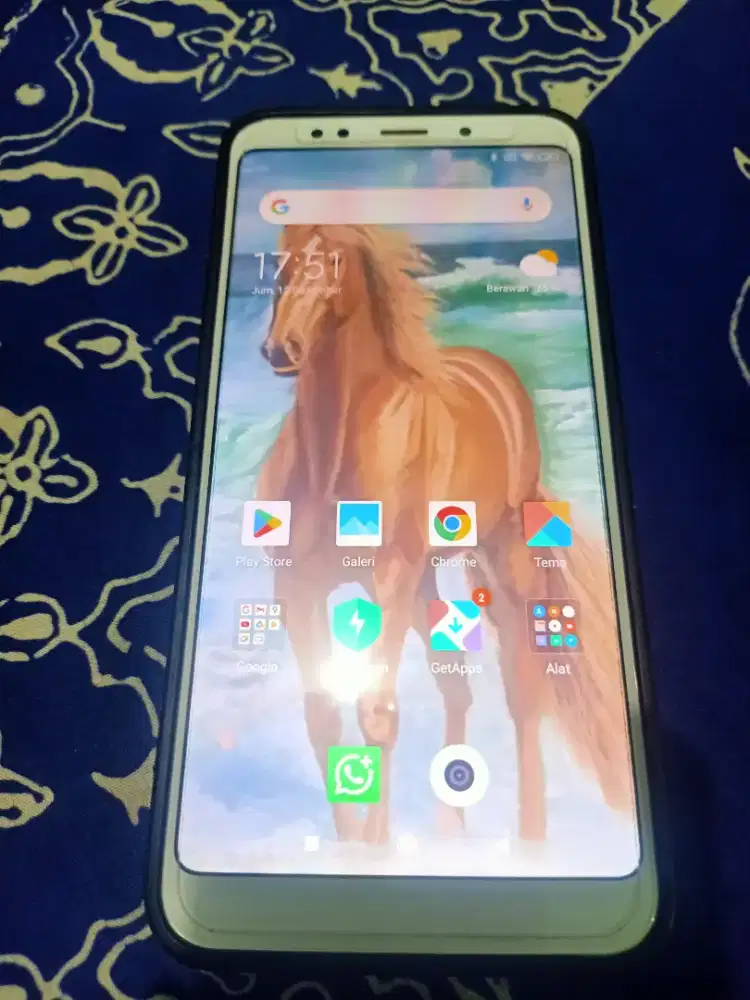 Redmi 5 plus ram 3/32/4g siap pakai