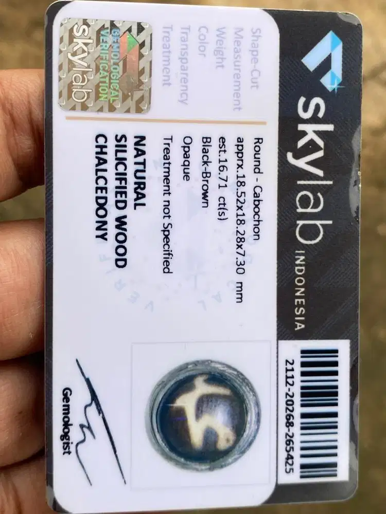 Batu Natural Motif Lafadz + Memo