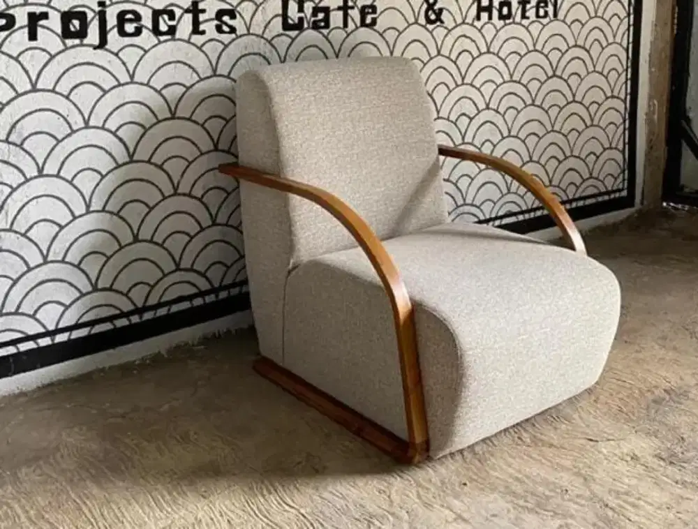 Sofa kecil kayu jati