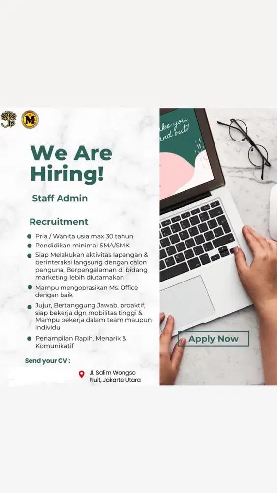 dibutuhkan admin segera