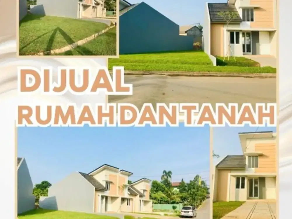 RUMAH DAN TANAH LUAS 198M2 SENTRALAND BOGOR DEKAT STASIUN & BSD CITY