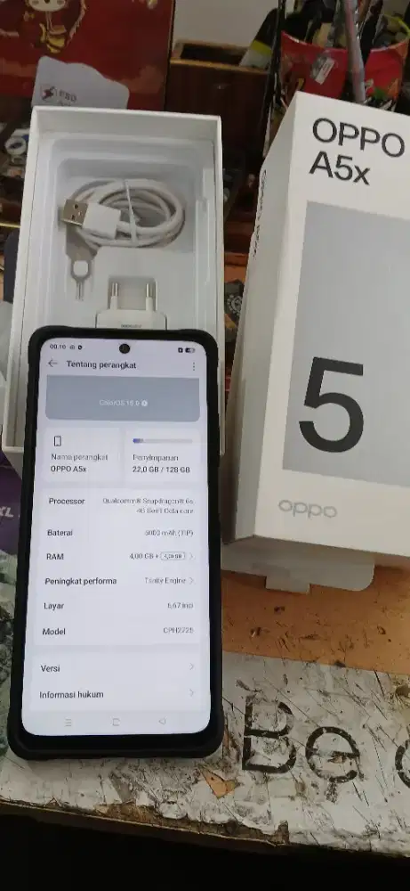 Jual hp oppo A5x 4+4 /128GB