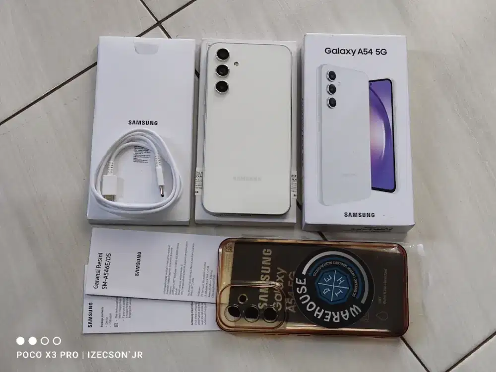 Samsung A54 5G 8/128 Fullset Original
Kondisi 95% Mulus, No Minus