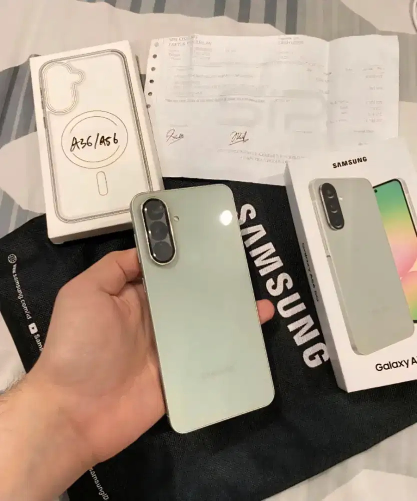 Samsung galaxy a56 12/256 Fullset resmi garansi like new