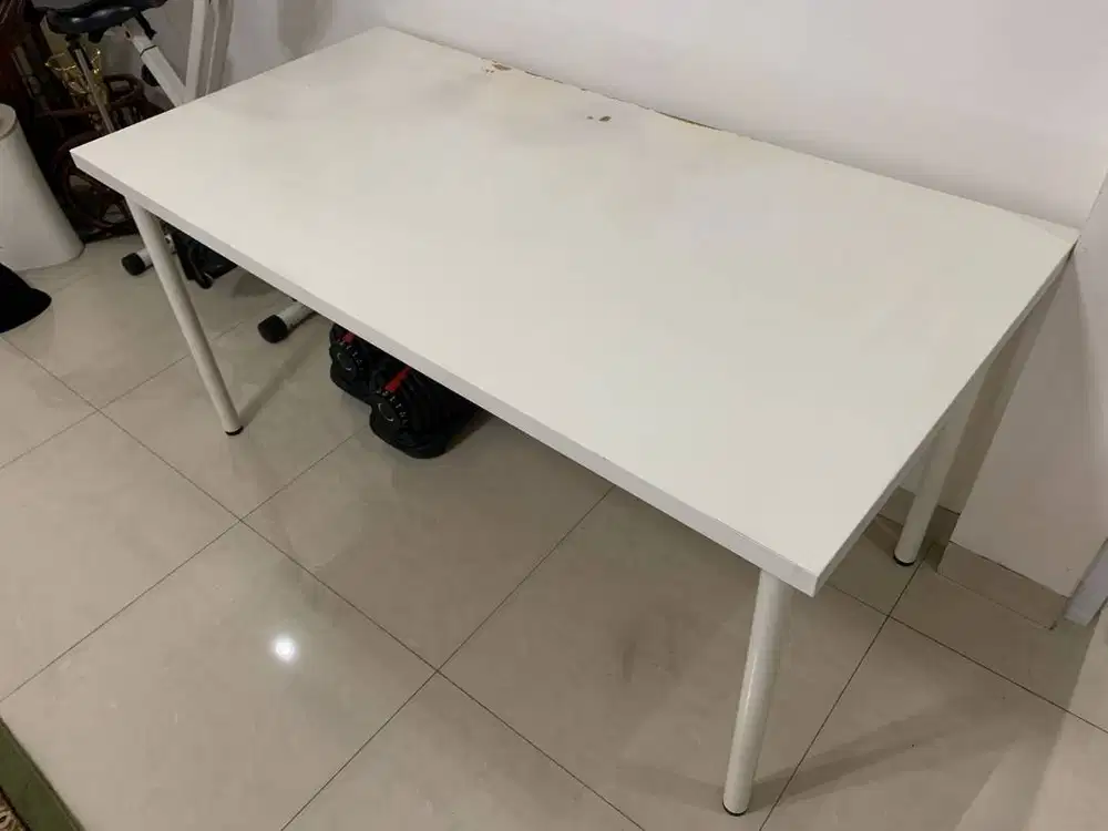 Meja Ikea Linnmon Adils 150x75cm Kerja Belajar Kantor Komputer