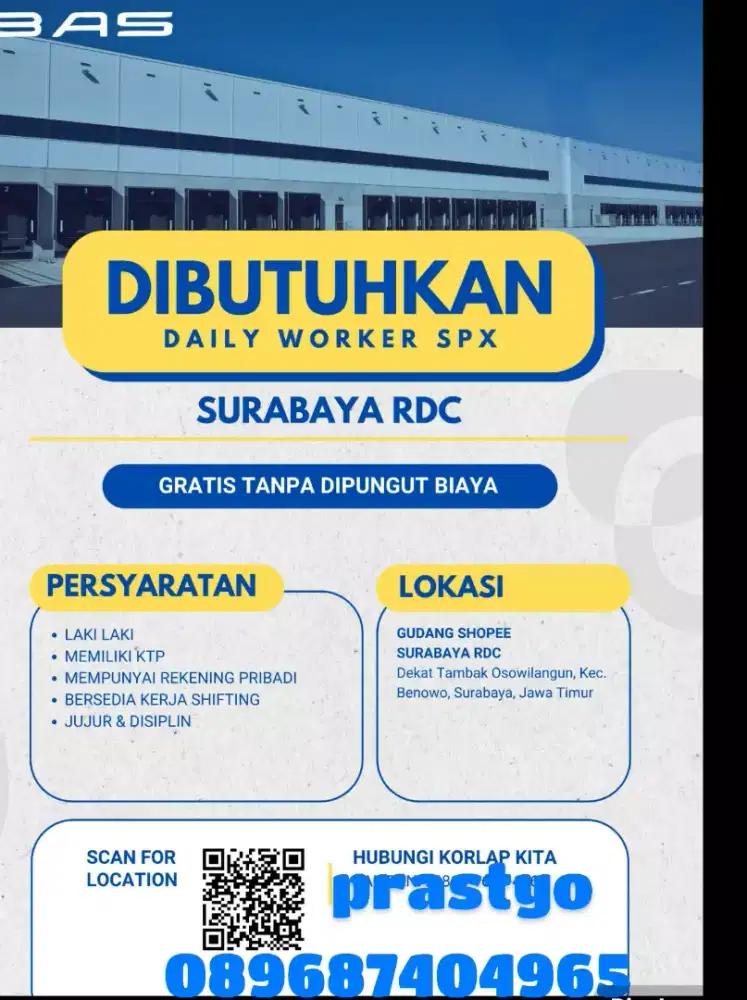 Loker dely wolker surabaya rdc