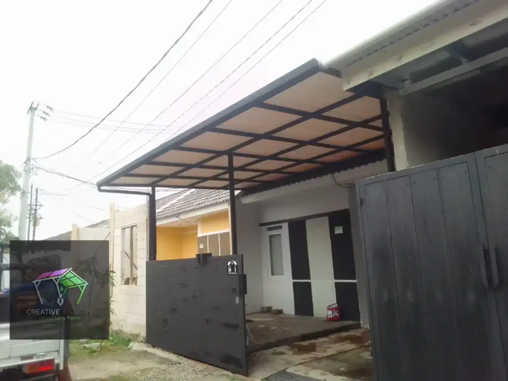 0003 kanopi atap upvc alderon singgle layer