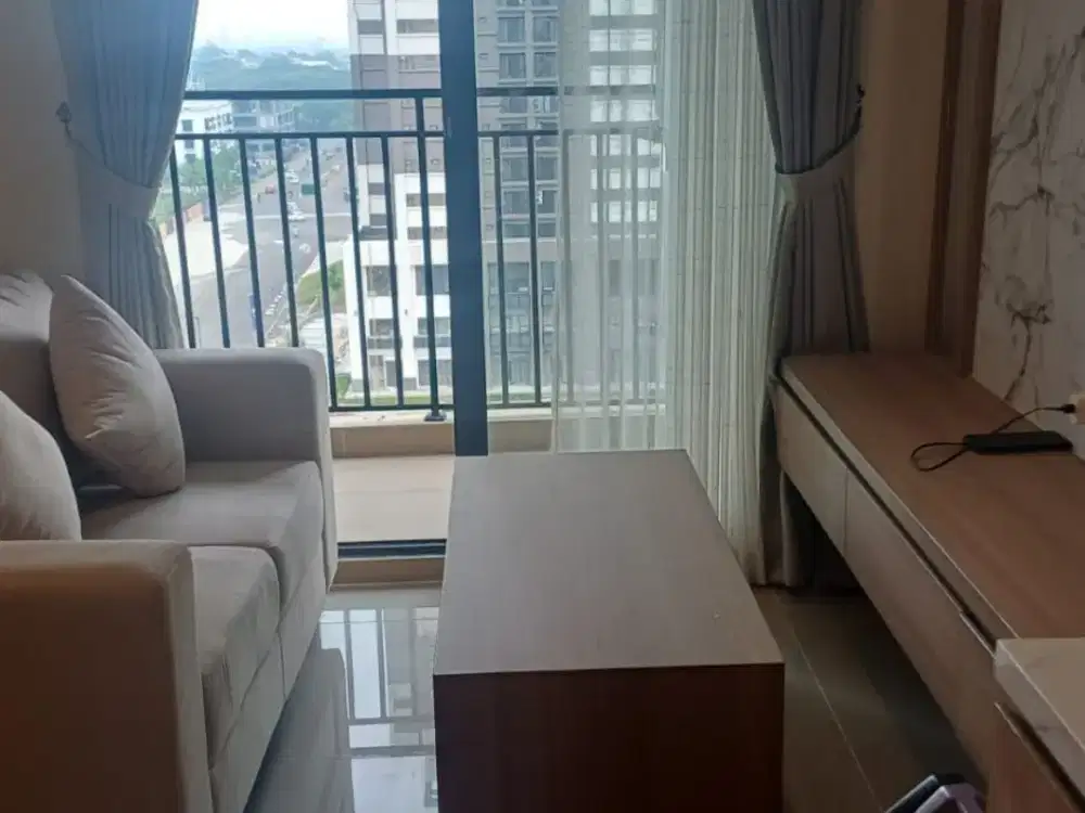 Apartment Meikarta District 2 Tower Riviera: LB 48 m2, 2BR Furnished