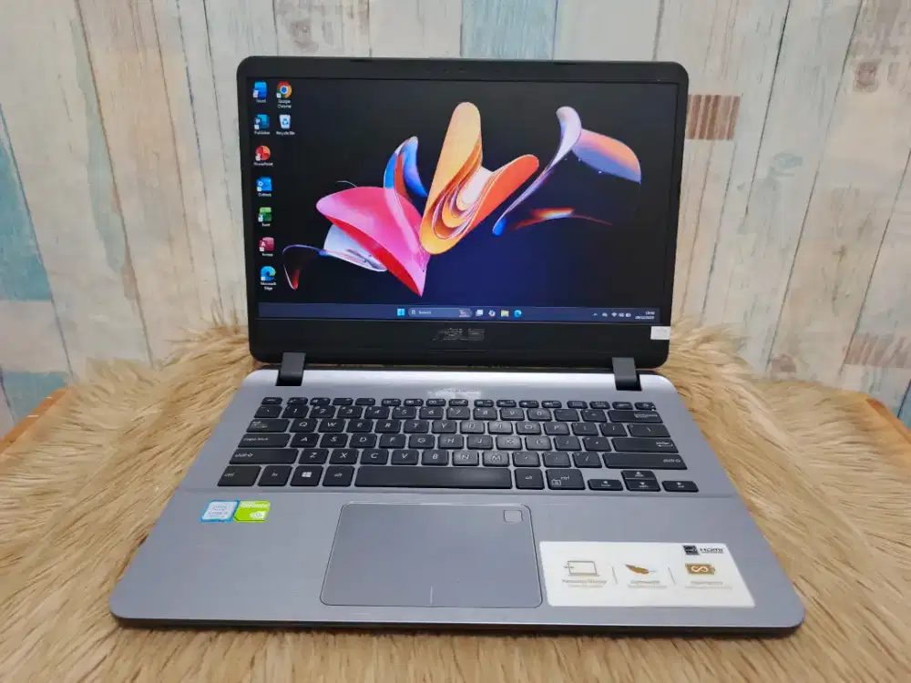 Laptop Desain Slim Asus X407UF Core i5 Gen 8 Ram 8 Ssd 256 Nvidia