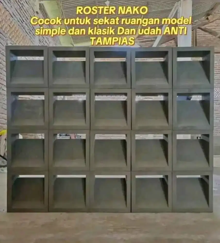 Rosterbeton minimalis macam motif