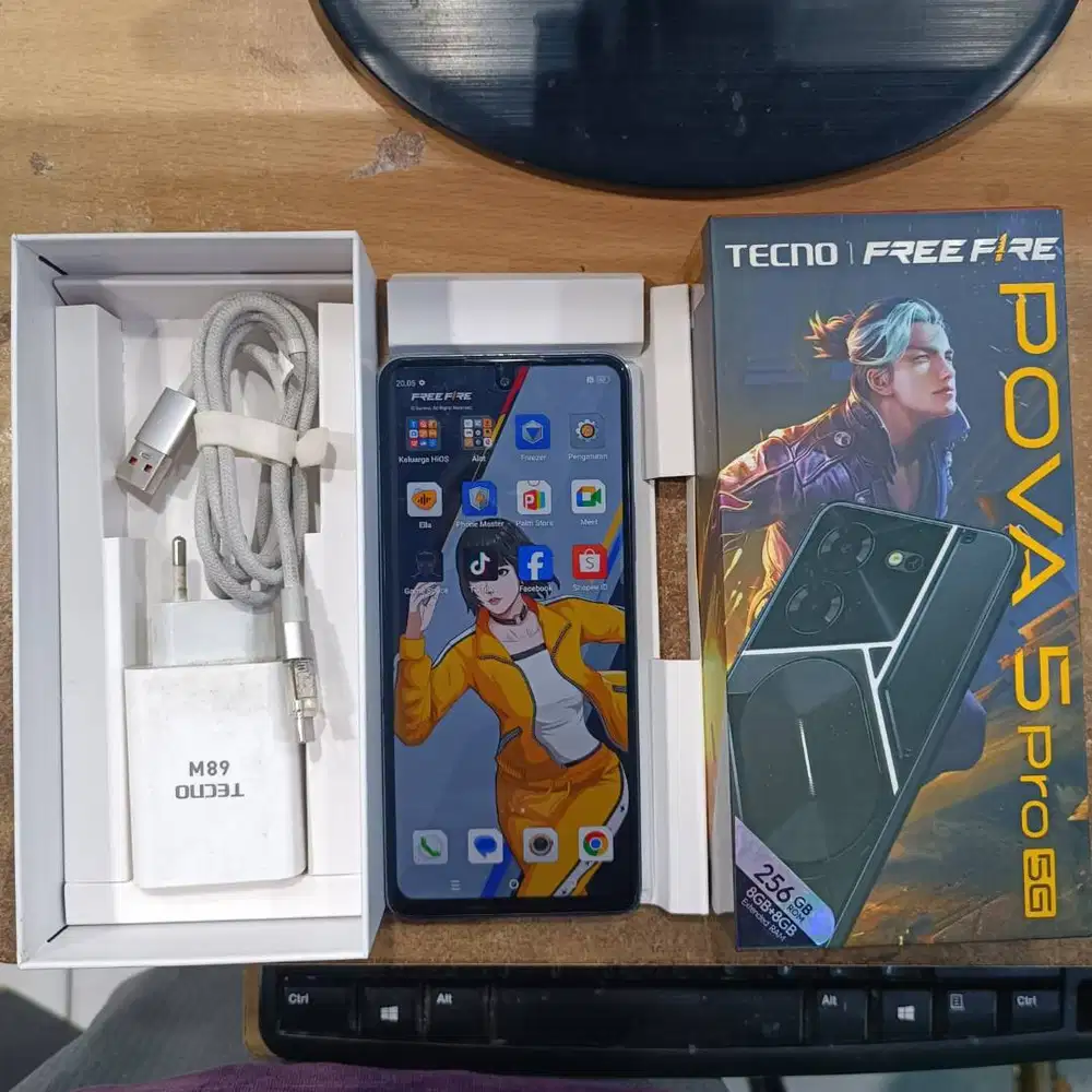 Tecno Pova 5 Pro 5G 8/256 Silver (2nd/Bekas)