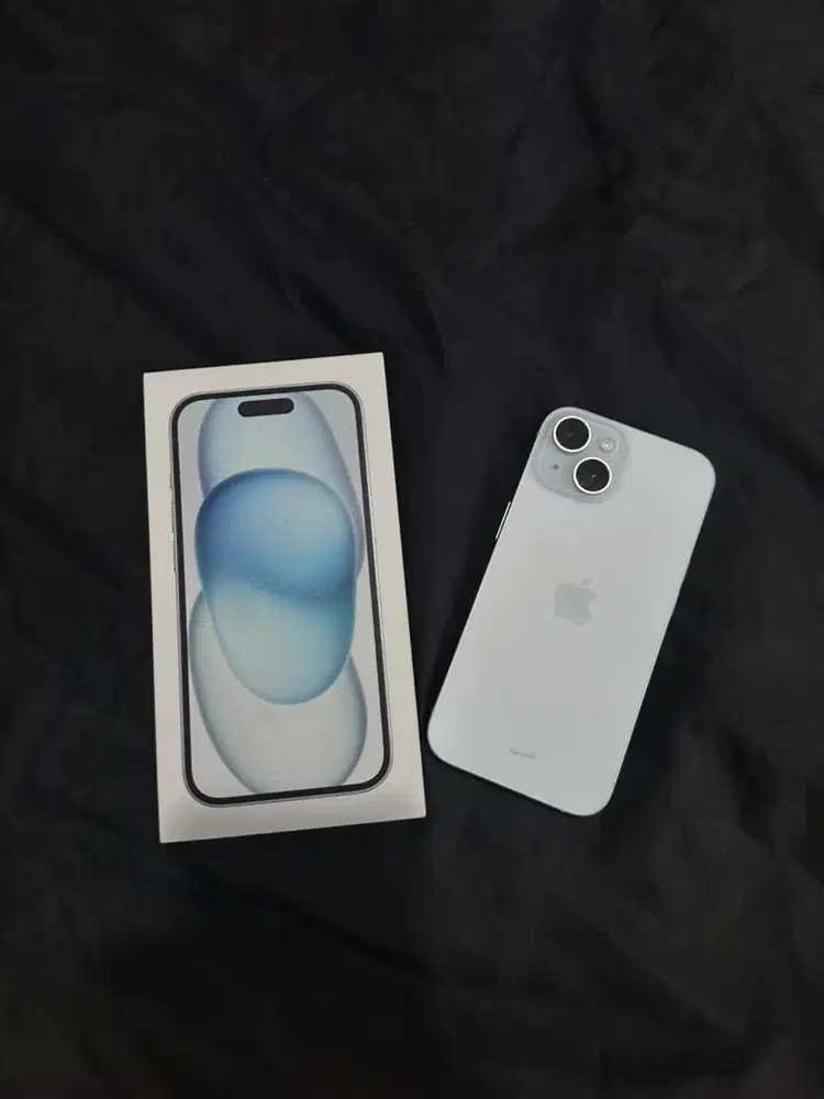 iphone 15 blue ibox garansi on