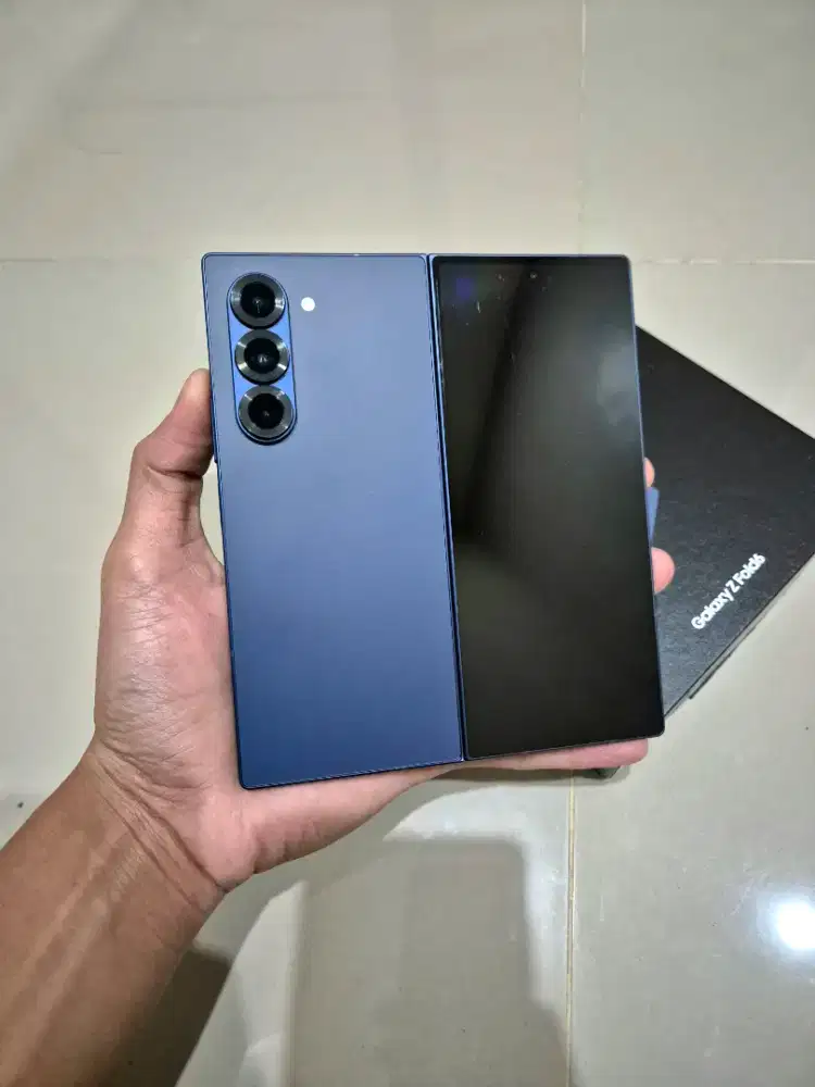 Samsung Z Fold 6 12/512GB Resmi Sein Blue Lengkap