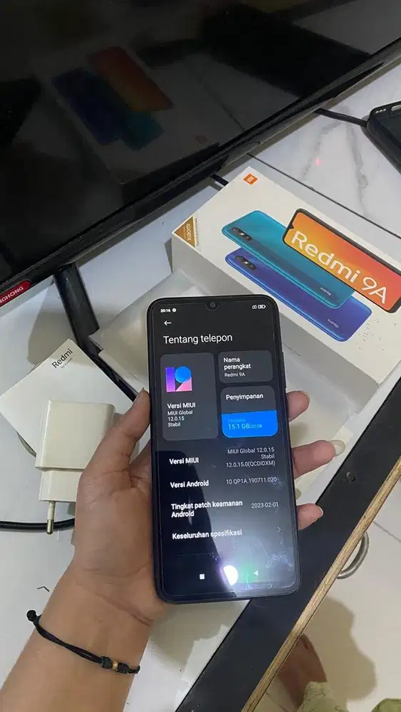 REDMI 9A FULLSET BOX + CAS ORI
