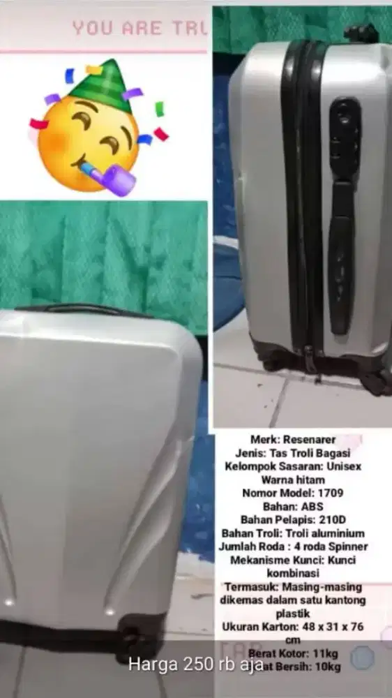 Jual koper resenarel