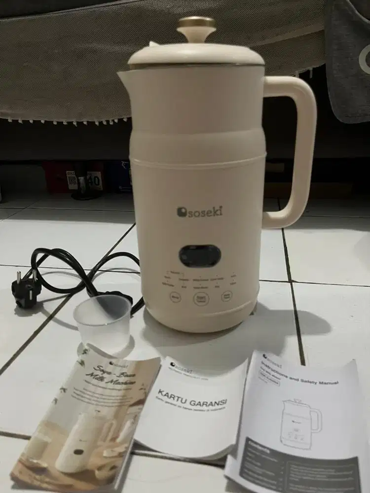 SOSEKI SOYMILK MAKER 1 LITER CREAM