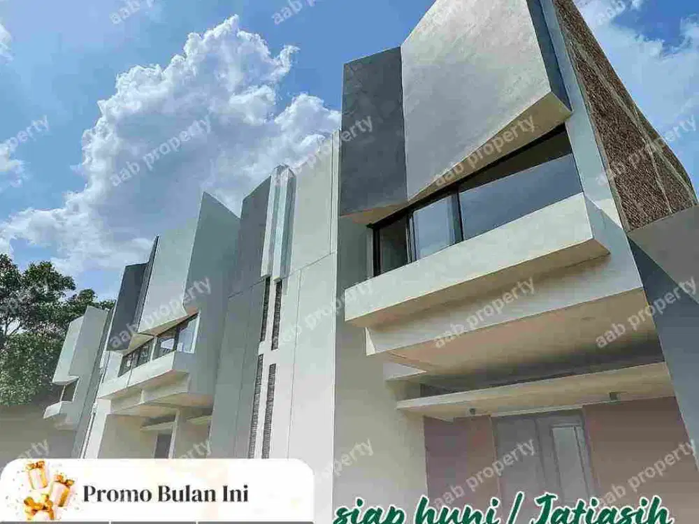 Rumah 2 lantai, full bata merah, 20 juta all in. free biaya biaya