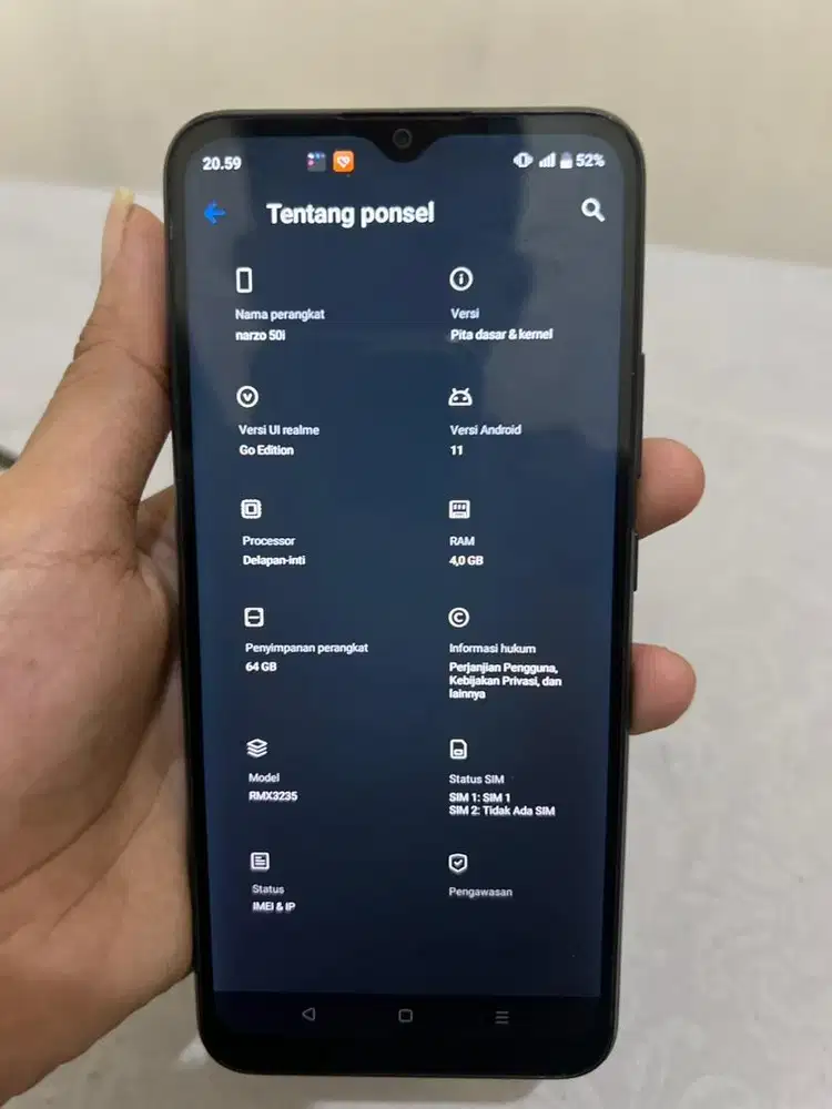 Realme narzoi 4/64gb