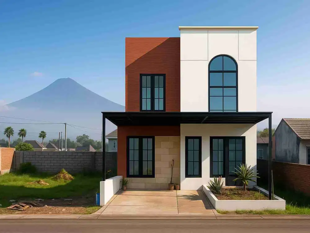 Rumah Premium 2 Lantai di Malang – Cluster Satu Deret, Privasi Tinggi & View Pegunungan