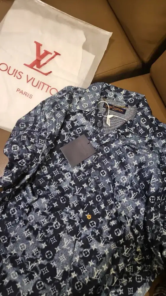 Jual kemeja oversize LV new