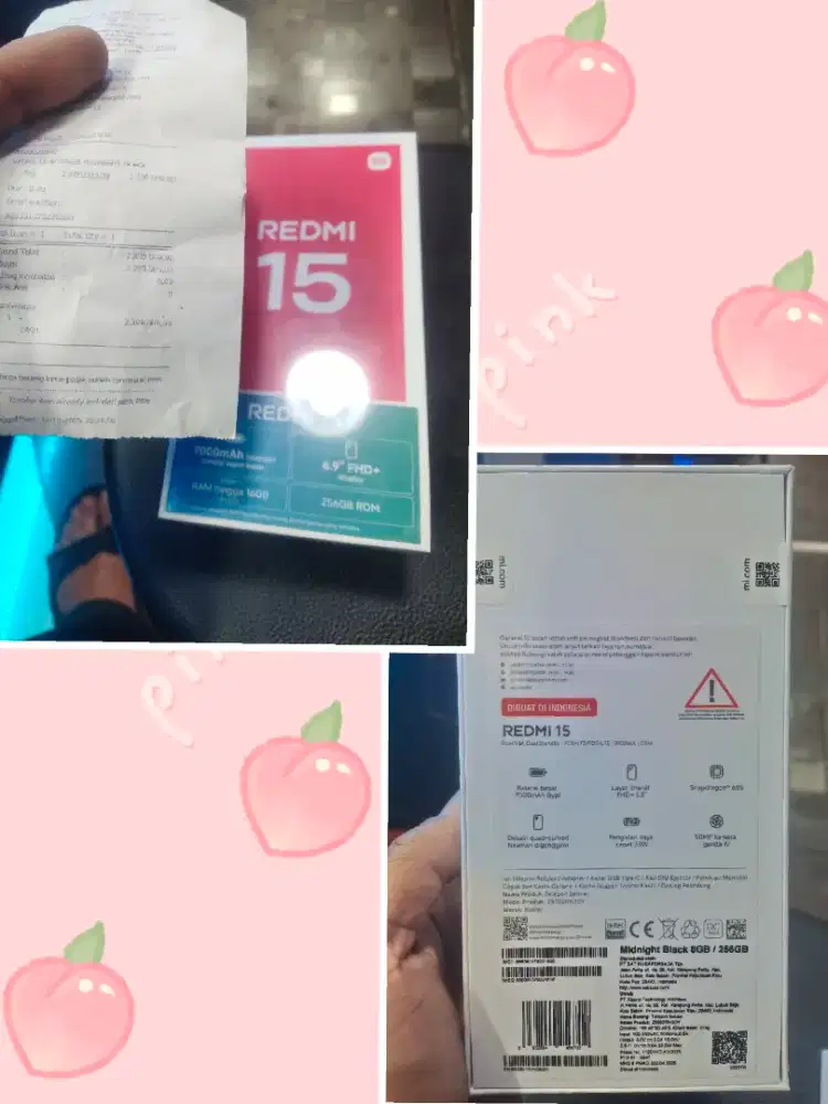 HP Xiaomi Redmi 15 Ram 8/256 Baru,Segel
