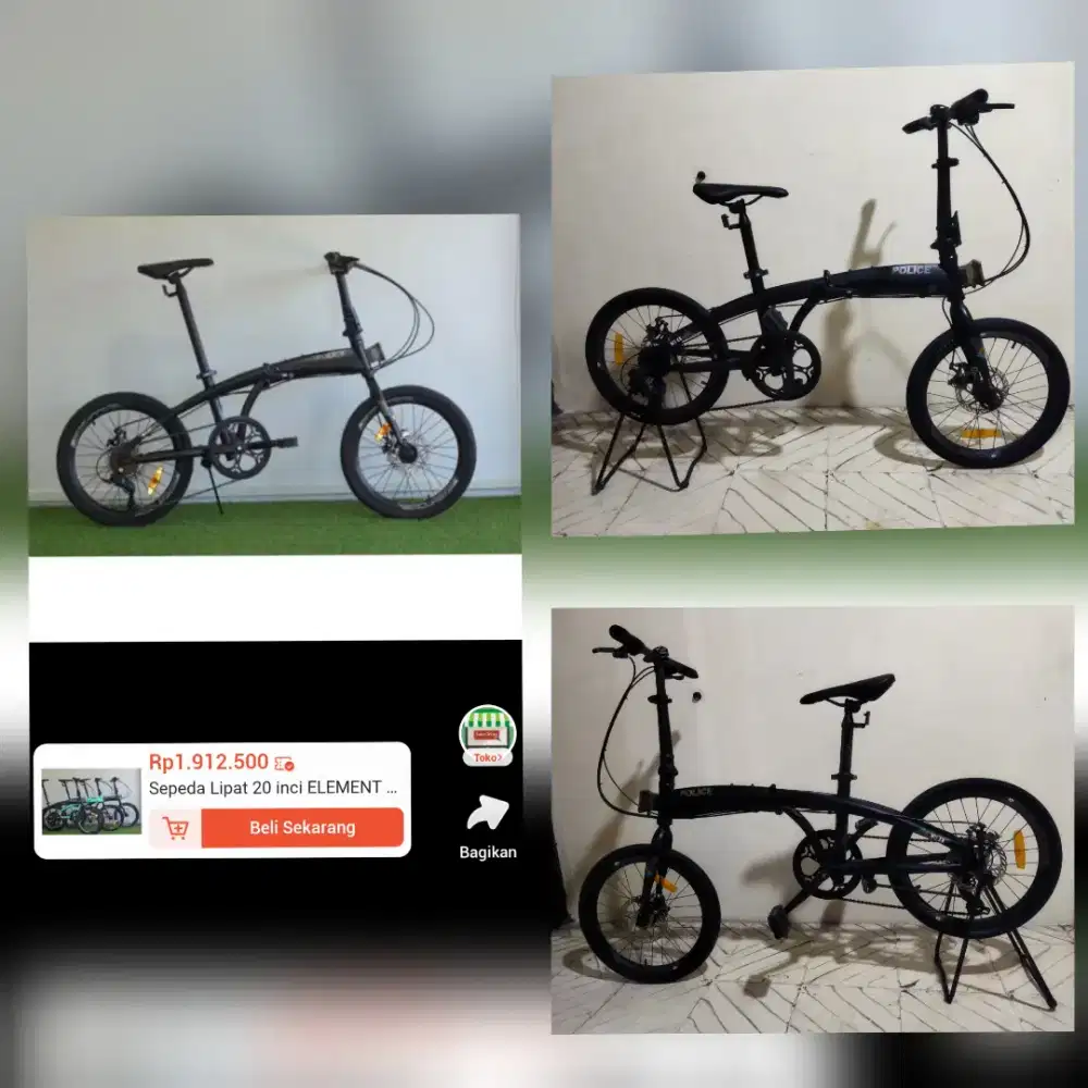 Sepeda Lipat Police Element