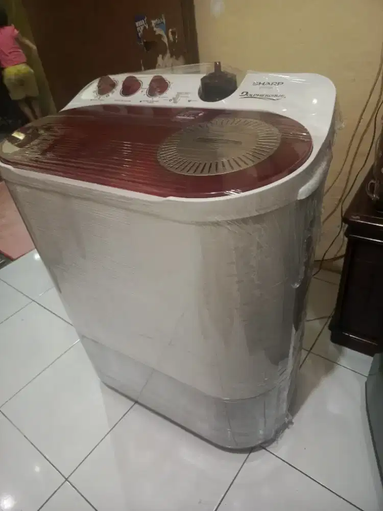 MANGGA MESIN CUCI MERK SHARP KAP 8KG NORMAL SIAP PAKAI