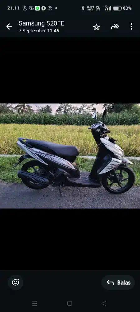 Vario 2013 plat AB Sleman murah
