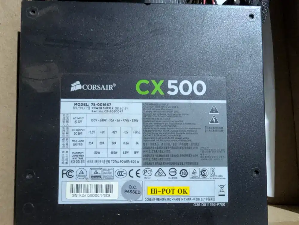 PSU Corsair CX500 Good Condition