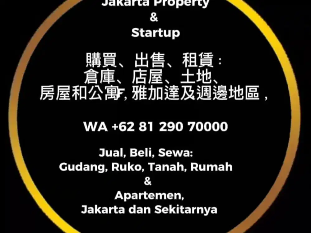 Pakuaji Tangerang 出租新仓库