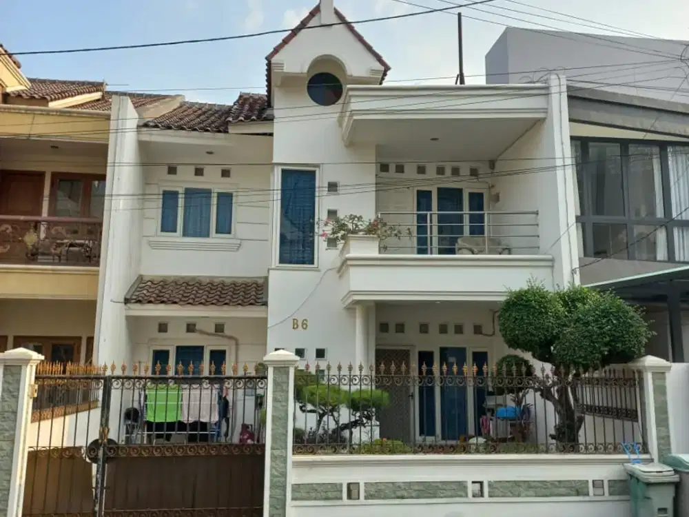 Rumah Minimalis Tsa 2 Uku 8x20 Hdp Utara Komplek Eksklusif Jalan Lebar-Sunter