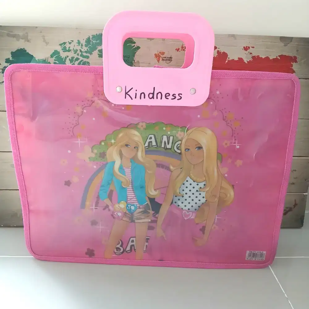 Tas map gagang Tas les dgn sleting, preloved