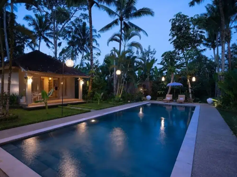 Villa Mewah Sangat Murah Sedang Banting Harga di Ubud Bali Lokasi Strategis