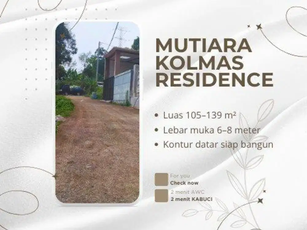 Promo Payday HANGUS Jam 12 Malam! Kavling Kolmas SHM View Terbaik, Cepat Closing Sekarang Juga!