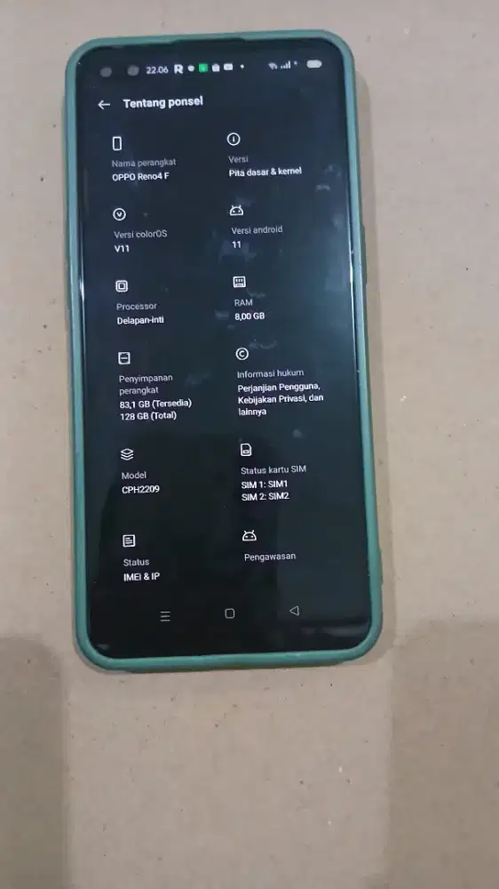 Segera di jual Hp Oppo Reno 4f
