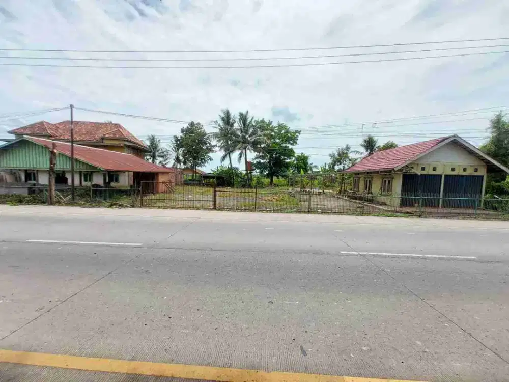 tanah pinggir jalan lintas palembang