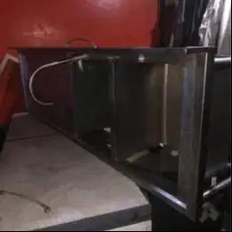 Double sink P:200cm + box filter