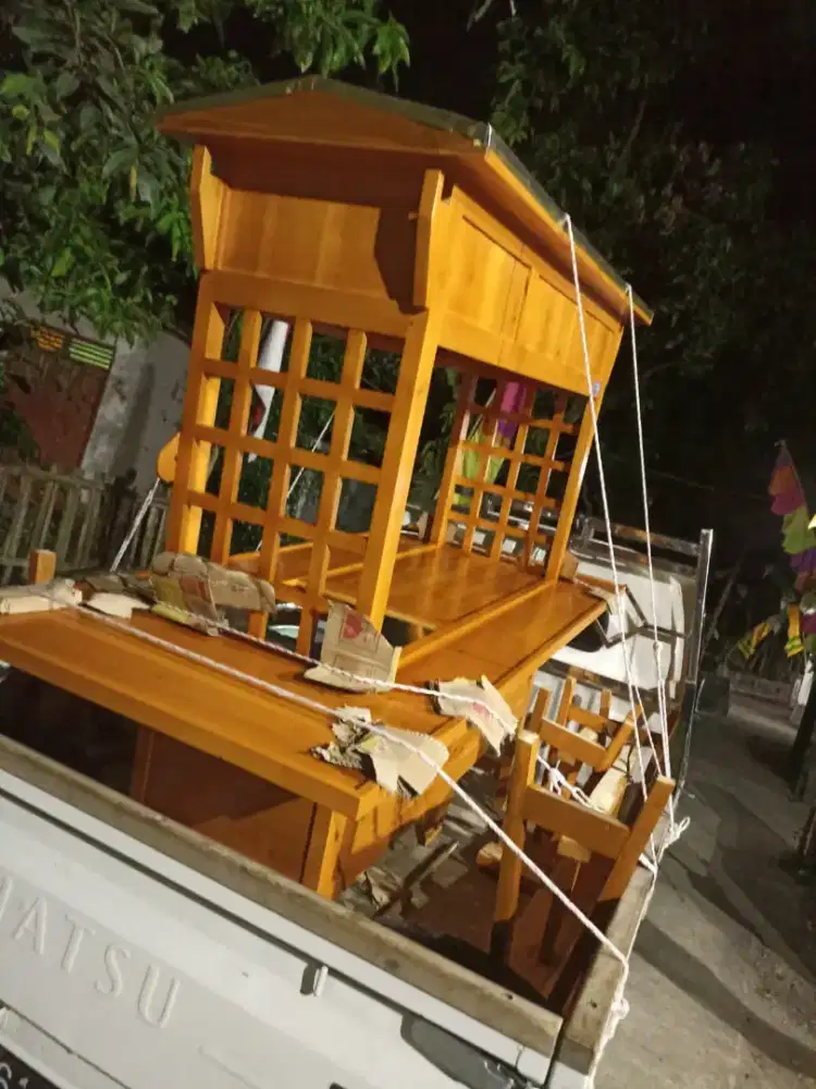 Gerobak Angkringan Bakso Mie Ayam PeceL Bubur Sate Martabak Ronde dlL