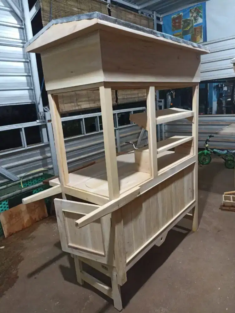 Gerobak Angkringan Bakso Mie Ayam PeceL Bubur Sate Martabak Ronde dlL