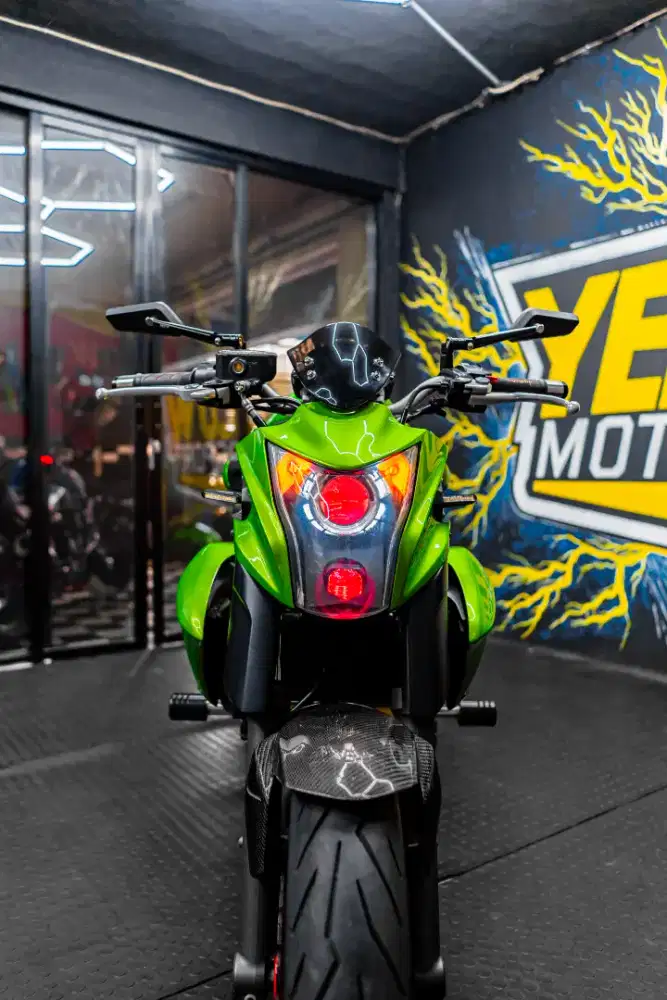 [YMS] Kawasaki Ninja ER6N 2013 Hijau Mint Condition