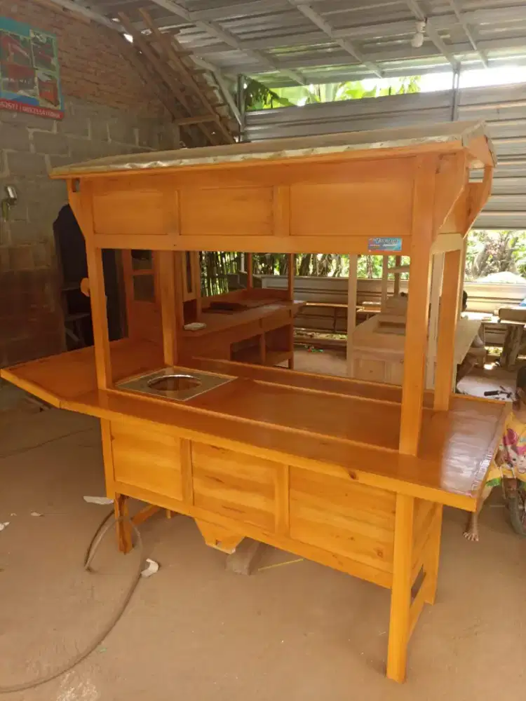 Gerobak Angkringan Bakso Mie Ayam PeceL Bubur Sate Martabak Ronde dlL