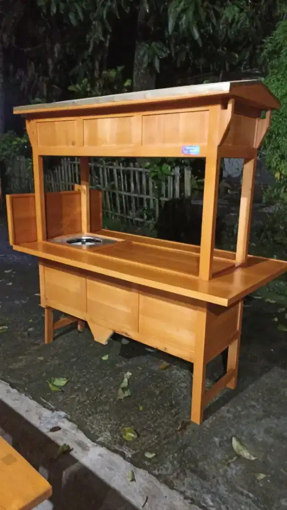 Gerobak Angkringan Bakso Mie Ayam PeceL Bubur Sate Martabak Ronde dlL