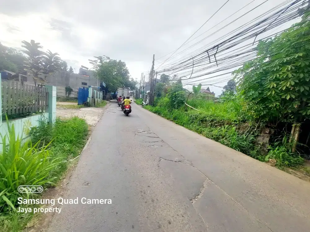 Tanah kosong pinggir jalan raya parpostel jatiasih bekasi LT.1800m SHM