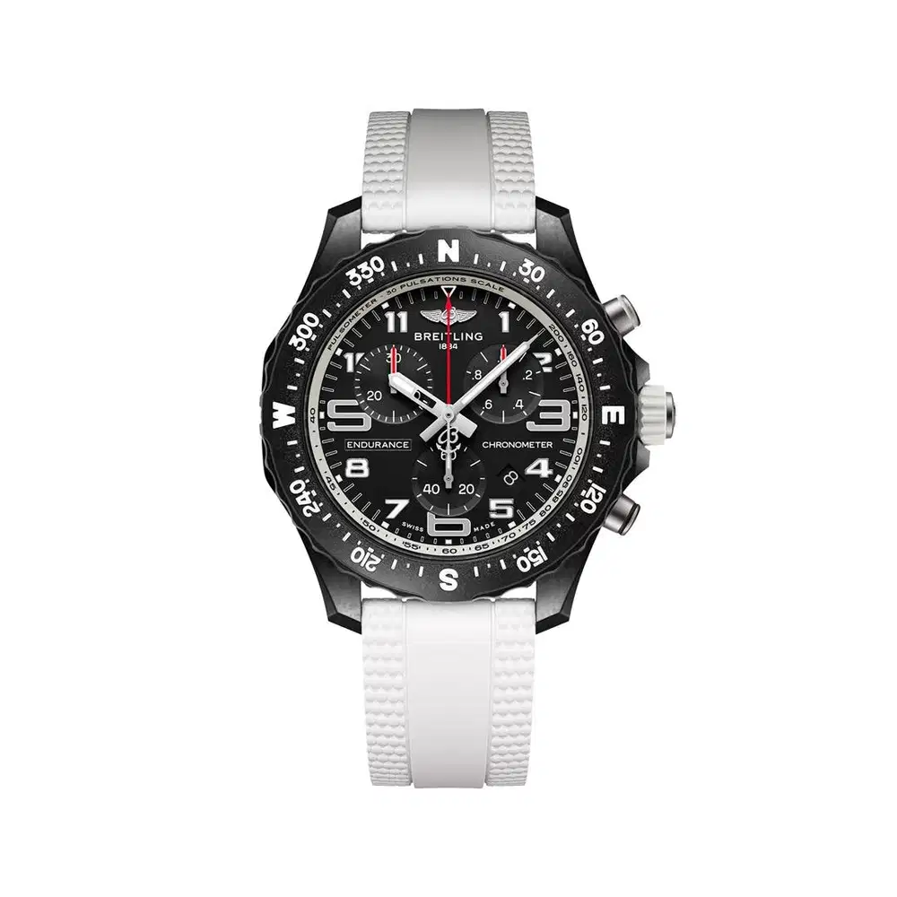 Breitling Endurance Pro White 38 mm Carbon Breitlight Chronograph NEW